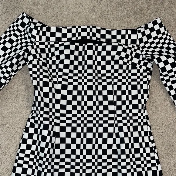 NEW!! Zara black and white plaid dress 👗 - Picture 11 of 13